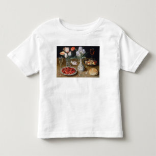 Still Lilies,Tulips, Cherries and Strawberries Toddler T-Shirt