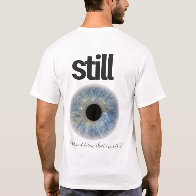 Still Minimalist Aesthetic Stylish Men's  T-Shirt (Back)
