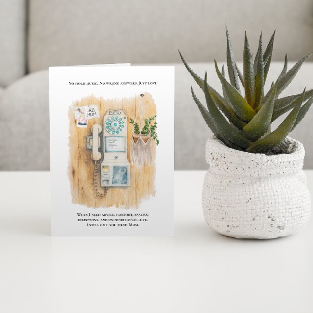 Still My First Call | Mother’s Day Photo Card (Creator Uploaded)