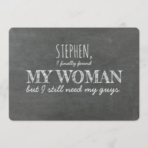 Still need my GUYS Funny Groomsman Proposal Invitation