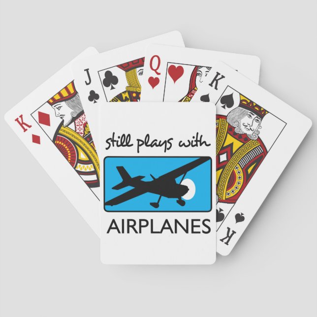 Still Plays With Aeroplanes Playing Cards (Back)