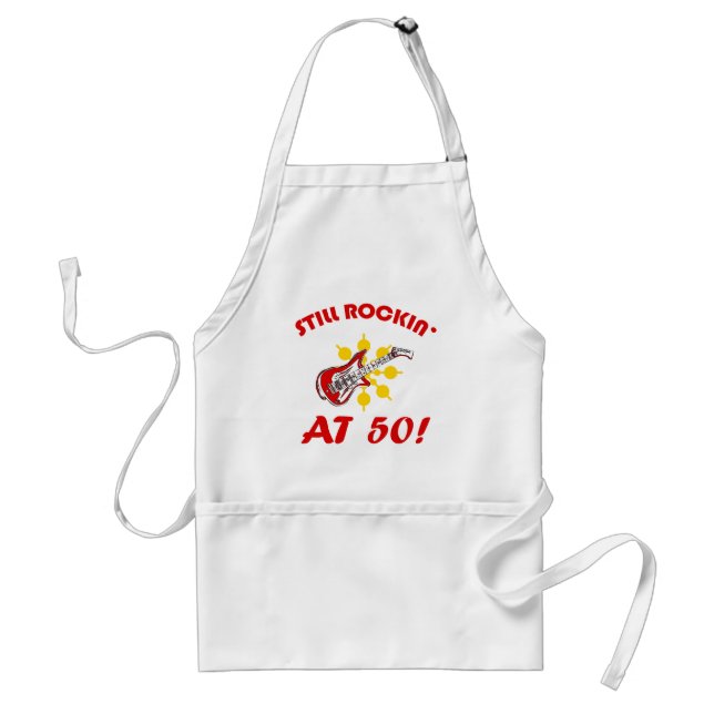 Still Rockin' At 50! Standard Apron (Front)