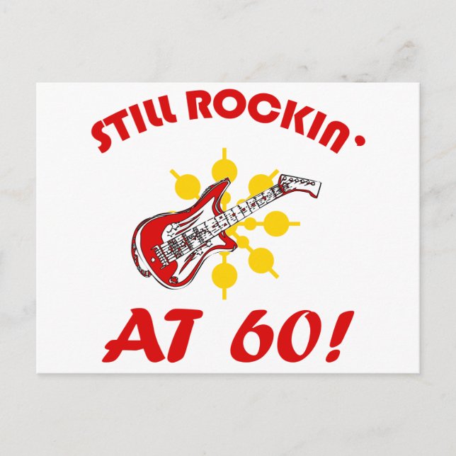 Still Rockin' At 60! Postcard (Front)
