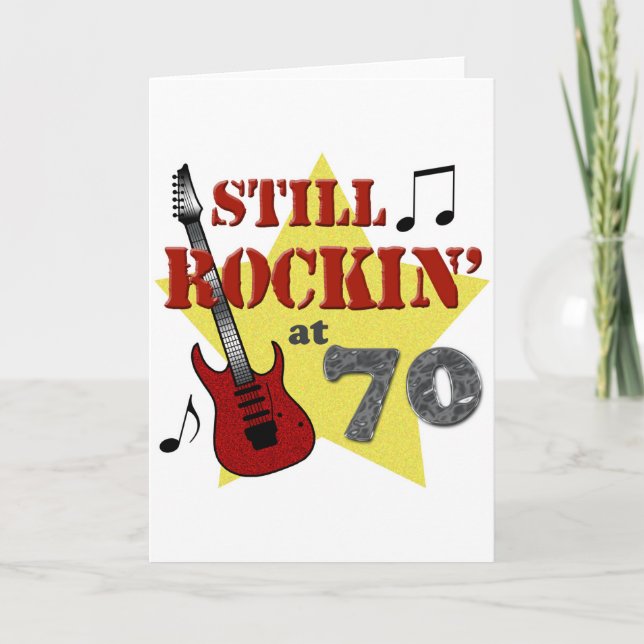 Still Rockin' At 70 Card (Front)