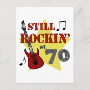 Still Rockin' At 70 Postcard