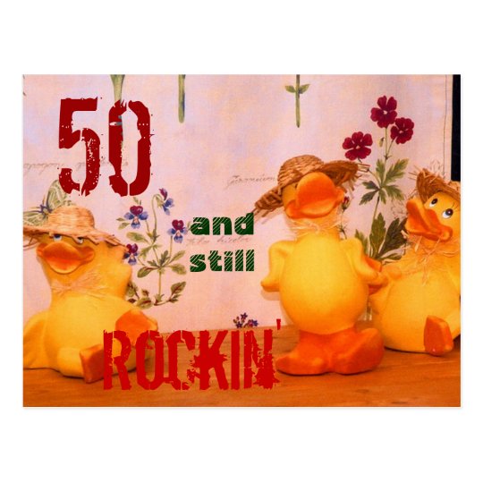Still Rockin' Postcard
