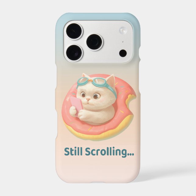 Still Scrolling: Funny Bao Bao Cat Doughnut Sticke (Back)