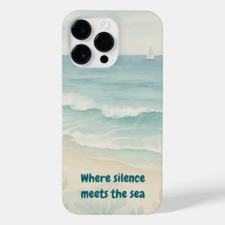 Still & Sea — Ocean-Inspired Painted  iPhone 14 Pro Max Case