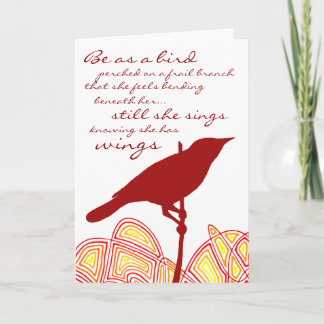 Still She Sings Card