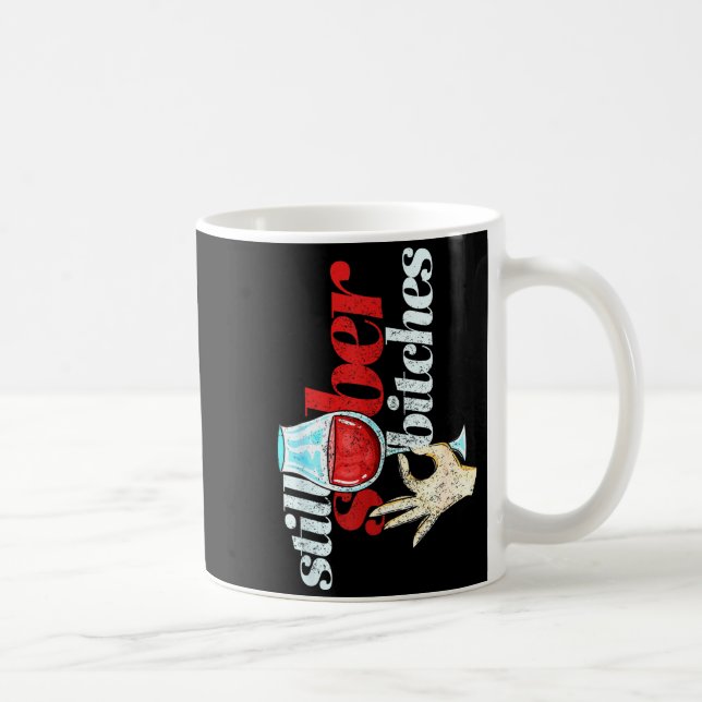 Still Sober Es _ Funny Sobriety Celebration Gift  Coffee Mug (Right)