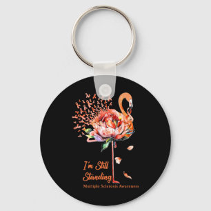 Still Standing Multiple Sclerosis Awareness Flamin Key Ring