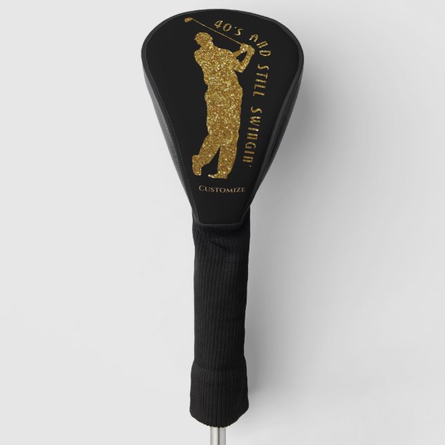 Still Swingin' Golfers 40 To 49 Golf Head Cover (Front)