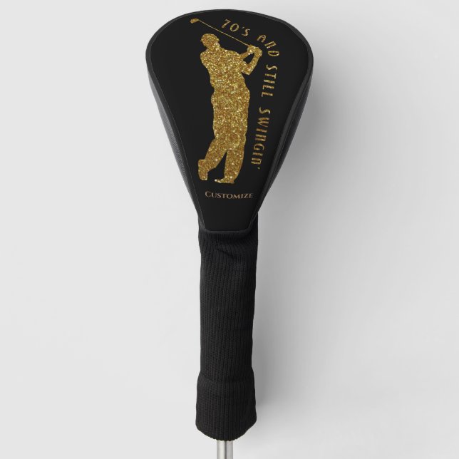 Still Swingin' Golfers 70 To 79 Golf Head Cover (Front)
