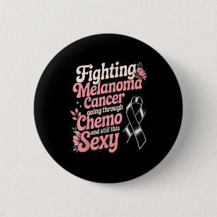 Still this support ribbon skin cancer awareness 6 cm round badge