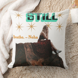 Still Throw Pillow – Minimalist Zen-Inspired Decor