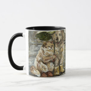 Still Together Whimsical Farmhouse Animals Rainy  Mug