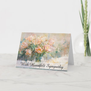 *~* Still Tulips Vase TV2 Sympathy Love Light Card