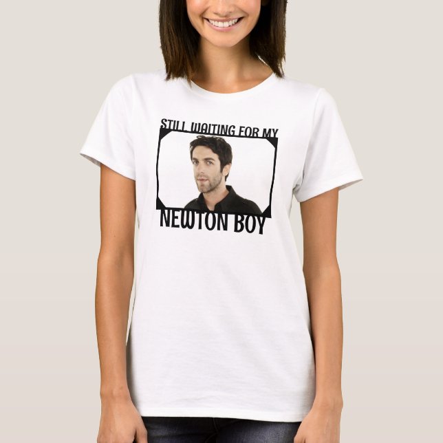 Still Waiting For My Boy Fan Love Photo T-Shirt (Front)