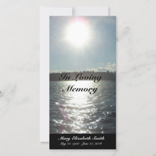 "Still Waters" Memorial Cards