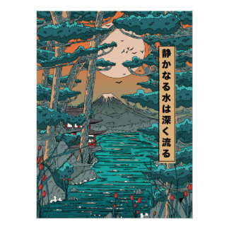 Still waters run deep. poster