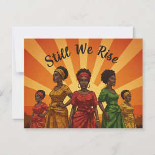 “Still We Rise” Juneteenth Postcard