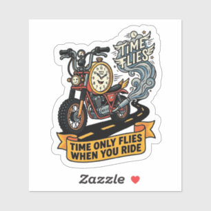 Still Working On It Sticker — Biker Garage Decal