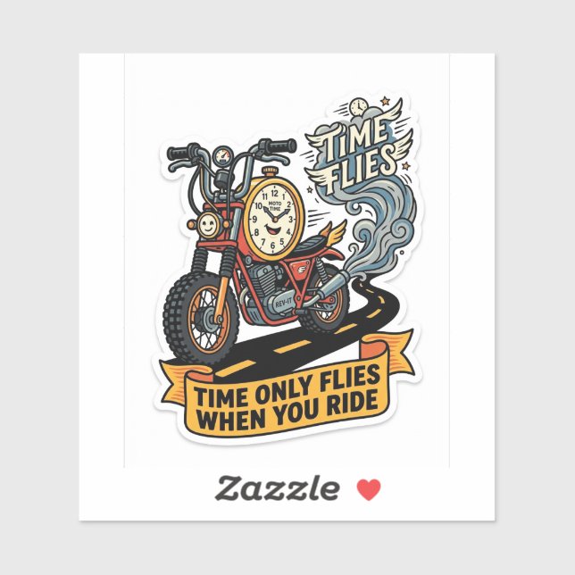Still Working On It Sticker — Biker Garage Decal (Sheet)
