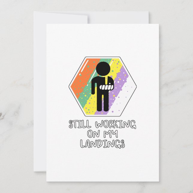 Still Working On Landings Holiday Card (Front)