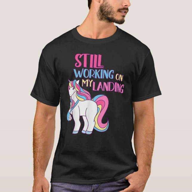 Still Working On My Landing Injury Broken Arm Cute T-Shirt (Front)