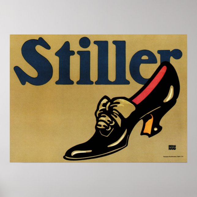 STILLER SHOES Deutsch Sachplakat Lucien Bernhardt Poster (Front)