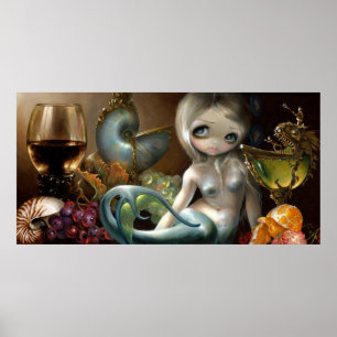 Stilleven II: Zeemeermin ART PRINT Mermaid surreal