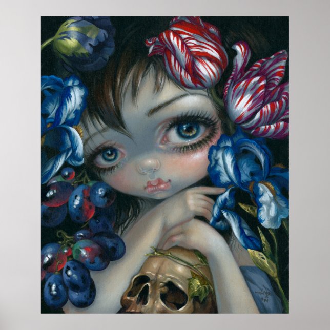 Stilleven VII:  Bloesem ART PRINT lowbrow art (Front)