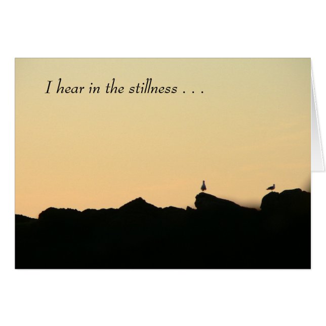 Stillness Card (Front Horizontal)