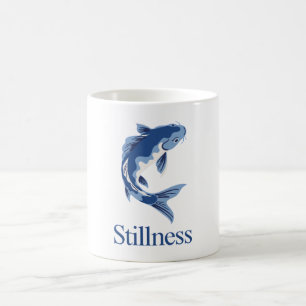 Stillness – Japanese Koi Symbol of Inner Calm Coffee Mug