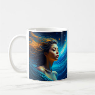Stillness Speaks   Meditation Celestial Art Coffee Mug