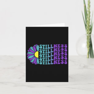 Stillness Suicide Prevention Depression Awareness Card