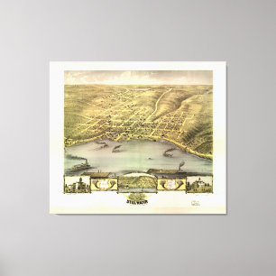 Stillwater, Minnesota (1870) Canvas Print