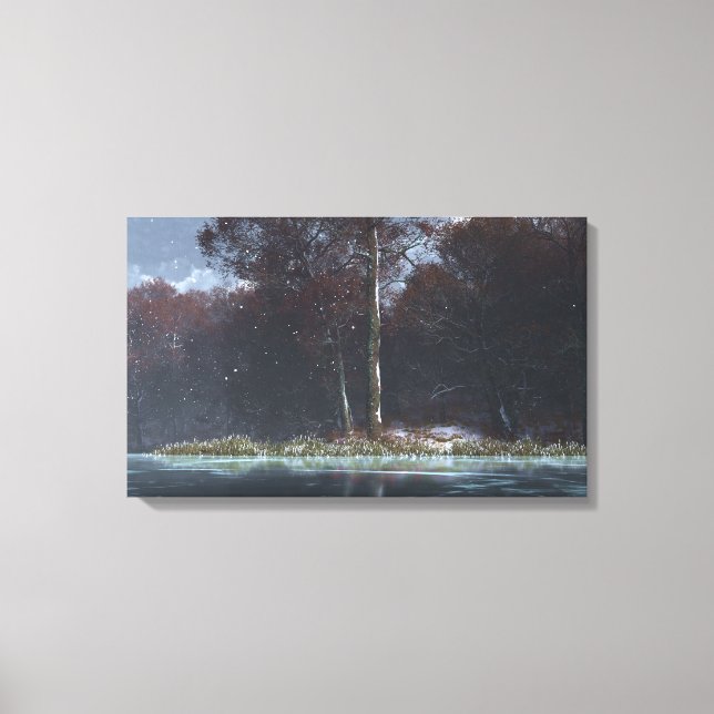 Stillwater (Winter) Canvas Print (Front)