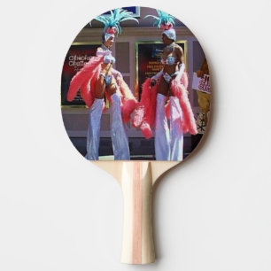 Stilt Dancers Ping Pong Paddle