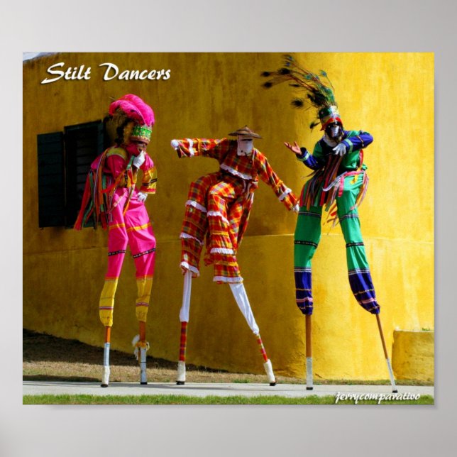 Stilt Dancers Poster (Front)