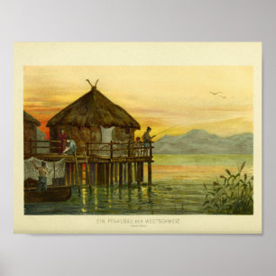 Stilt House Western Switzerland Print