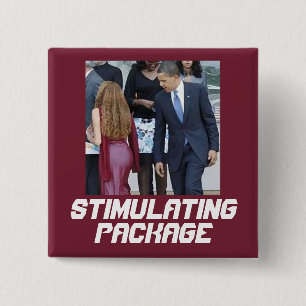 Stimulating Package 15 Cm Square Badge