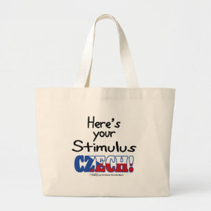 Stimulus Czech! Large Tote Bag