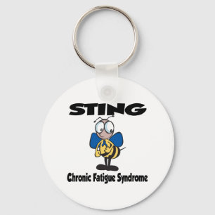 STING Chronic Fatigue Syndrome Key Ring