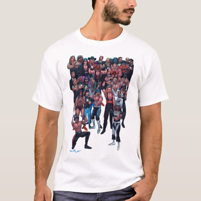 Sting T-ShirtNow pro wrestling faction Sting Pac A T-Shirt (Front)