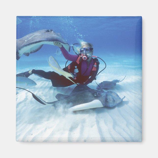 Stingray City, Grand Cayman, Cayman Islands, Magnet (Front)