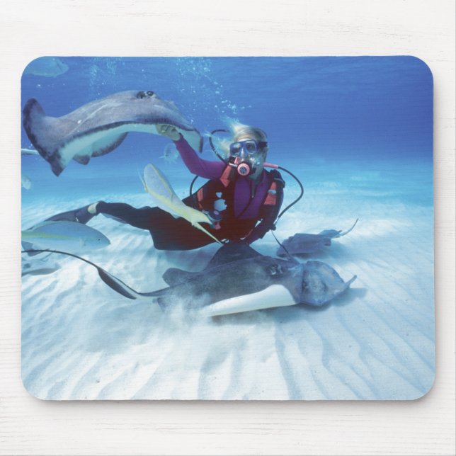 Stingray City, Grand Cayman, Cayman Islands, Mouse Mat (Front)