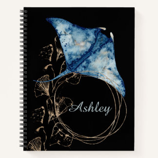 Stingray Custom Name Notebook