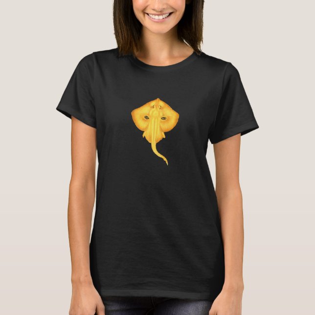 Stingray Fish Ocean Creature Sand Dweller T-Shirt (Front)