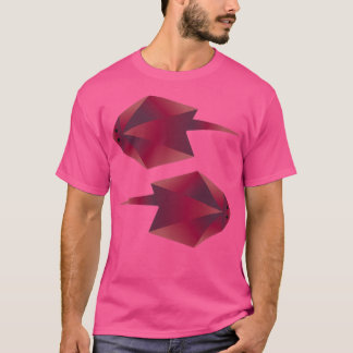 Stingray Fish Origami T-Shirt